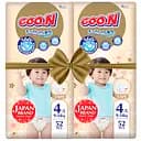 Набір підгузків на липучках Goo.N Premium Soft розмір 4 (L) 9-14 кг 104 шт. (2 уп. по 52 шт.)