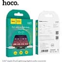 Перехідник Hoco Lightning to Dual Lightning LS27 2A