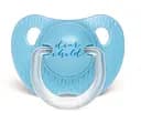 Пустышка силиконовая Suavinex Смысл жизни, 18+ мес., голубой (303336)