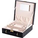 Кейс-органайзер для прикрас Yiwu із защіпкою 26x26x9 см чорний HP-5-35B