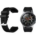 Силіконовий браслет L 22мм Samsung Galaxy Watch 46mm - чорний (GALAXYBLACK46)