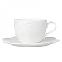 Чашка с блюдцем Krauff Mariposa белый 250 мл (21-252-094)