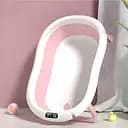 Дитяча ванночка Hanert KinderBad складна з подушкою термометром Pink