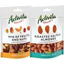 Смесь орехов и фруктов Activita Healthy Mix 120 г + Миндаль жареный соленый Activita Healthy Nut 120 г