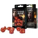 Набір кубиків Classic Runic Red & yellow Dice Set , 7 шт. (SCLR23)
