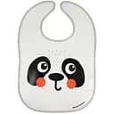 Слинявчик Canpol babies Hello Little пластмасовий з кишенькою панда (9/232_whi)