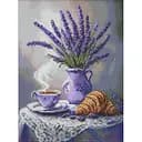 Алмазна мозаїка Лавандовий натюрморт ©art_selena_ua AMO8208, 30х40 см