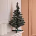 Штучна новорічна декоративна міні ялинка «Полонинська» блакитна 60 см Lugi SOK-M-03-1-3