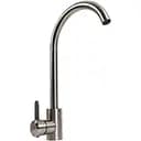 Смеситель кухонный Platinum 7990 NEST поворотный однорычажный из нержавеющей стали серый (000036375)