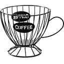 Ваза Viva Lacy Cup Black для фруктов 19.5x14x10.5 см (B090062)