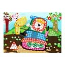 Дитяча мозаїка за номерами "Будівельники" 13-127-10 різнокольорові камінчики