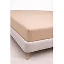 Простирадло на резинці Ecotton фланель Light Beige 180х200см (25563)