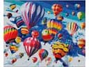 Набір для творчості алмазна картина Повітряні кулі Strateg KB089, 30x40 см