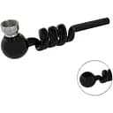 Трубка курильна скляна з охолодженням D&K Спіраль DK-8569A Black (15671)