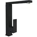 Змішувач кухонний Platinum 30 FHP (8569S) поворотний одноважільний з нержавіючої сталі чорний металік