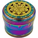 Гриндер для измельчения табака Ashtray HL-198 Черепа+Звезды Rainbow (10897)