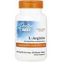 L-Аргінін Doctor's Best 1000 мг (500 мг у таблетці) 120 шт.