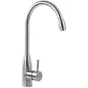 Смеситель кухонный Platinum 26 FHP (7456) поворотный однорычажный из нержавеющей стали серый (000032601)