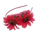 Ободок для волосся "Гербера" 0206-328-2 червона