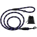 Поводок для собак Barksi Active 300х0.9 см черно-фиолетовый