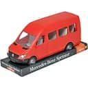 Автомобиль Tigres Mercedes-Benz Sprinter пассажирский на планшетке красный (39705)