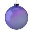 Новогодняя игрушка Novogod'ko Шар 8 cм глянцевая мраморная серо-голубая (973817)