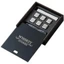 Сталеві кубики для віскі Whiskey Stones у дерев'яній коробці - 6 кубиків для охолодження віскі