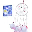 Набір для творчості Limo Toy Ловець снів кільце 13 см, шкіряний шнур, намистини, пір'я M5870UA