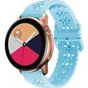 Ремешок Flower для Xiaomi Ticwatch C2 TicWatch E TicWatch S2 Mobvoi TicWatch C2 - голубой ширина крепления 20мм силикон Watchbands (W32-2WB39660066)