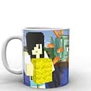 Кружка GeekLand Minecraft Майнкрафт мобы MС.02.039 330 мл синяя