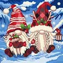 Картина за номерами "Різдвяні гноми" 12019-AC 40х40 см