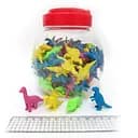 Ластик Динозаври, у банці, 100 шт. (В асортименті)