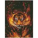 Алмазна мозаїка Rainbow Вогняний тигр Art EJ1403, 40х30 см