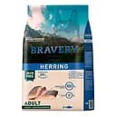 Сухий корм для дорослих собак середніх та великих порід Bravery Herring Large Medium Adult, з оселедцем, 4 кг