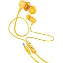 Наушники Hoco M107 Discoverer universal earphones with mic желтые