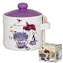 Банка для меду з дерев'яною ложкою SnT Прованс, 420 мл (2370-6)