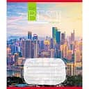 Зошит учнівський "Захід сонця у місті" 096-630190K-2 в клітинку, 96 аркушів