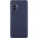 Чохол Silicone Cover Lakshmi Full Camera (AAA) для Xiaomi Redmi Note 10 Pro / 10 Pro Max Темно-синій / Midnight blue