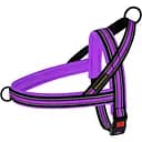 Шлея для собак BronzeDog Mesh Скандинавська, розмір S, 30х32-38 см, фіолетова