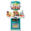 Игровая кухня 922-210 со светом и звуком, 64 предмета, с плитой, посудой и продуктами