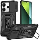 Ударостійкий чохол Epik Camshield Army Ring для Xiaomi Redmi Note 14 4G (Int. version) / 14 5G Чорний / Black