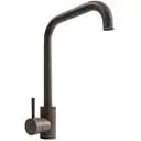 Смеситель кухонный Platinum NS02B (3008B-NA) поворотный однорычажный из нержавеющей стали дюна (000041058)