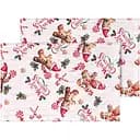 Набор сервировочных салфеток Ardesto Christmas Gingerbread 30 x 45 см 2 шт. красный (ART15HG)