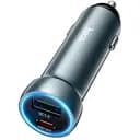 Автомобільний зарядний пристрій Hoco Z54A Prosperous 48W Dual Port PD30W + QC3.0