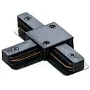 Соединитель Videx для шинопроводов Т-образный черный (VL-TRF-CTT-B)