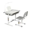 Комплект парта та стілець трансформери FunDesk Littonia Grey