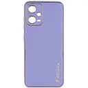 Шкіряний чохол Xshield для Xiaomi Redmi Note 12 Pro 5G Бузковий / Dasheen