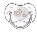 Пустышка Canpol babies Newborn baby силиконовая круглая 6-18 мес. бежевая (22/563_bei)