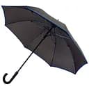 Парасоля-тростина Bergamo Line чорна з синім (7130004)