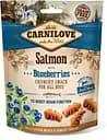 Ласощі для собак Carnilove Dog Crunchy Snack лосось і чорниця 200 г